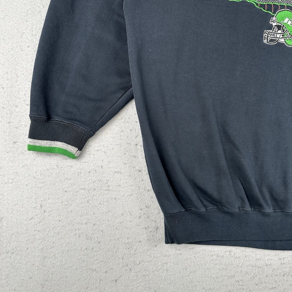 Vintage Starter New York Jets Sweatshirt Men's XL Black Green Embroidered - Picture 8 of 16